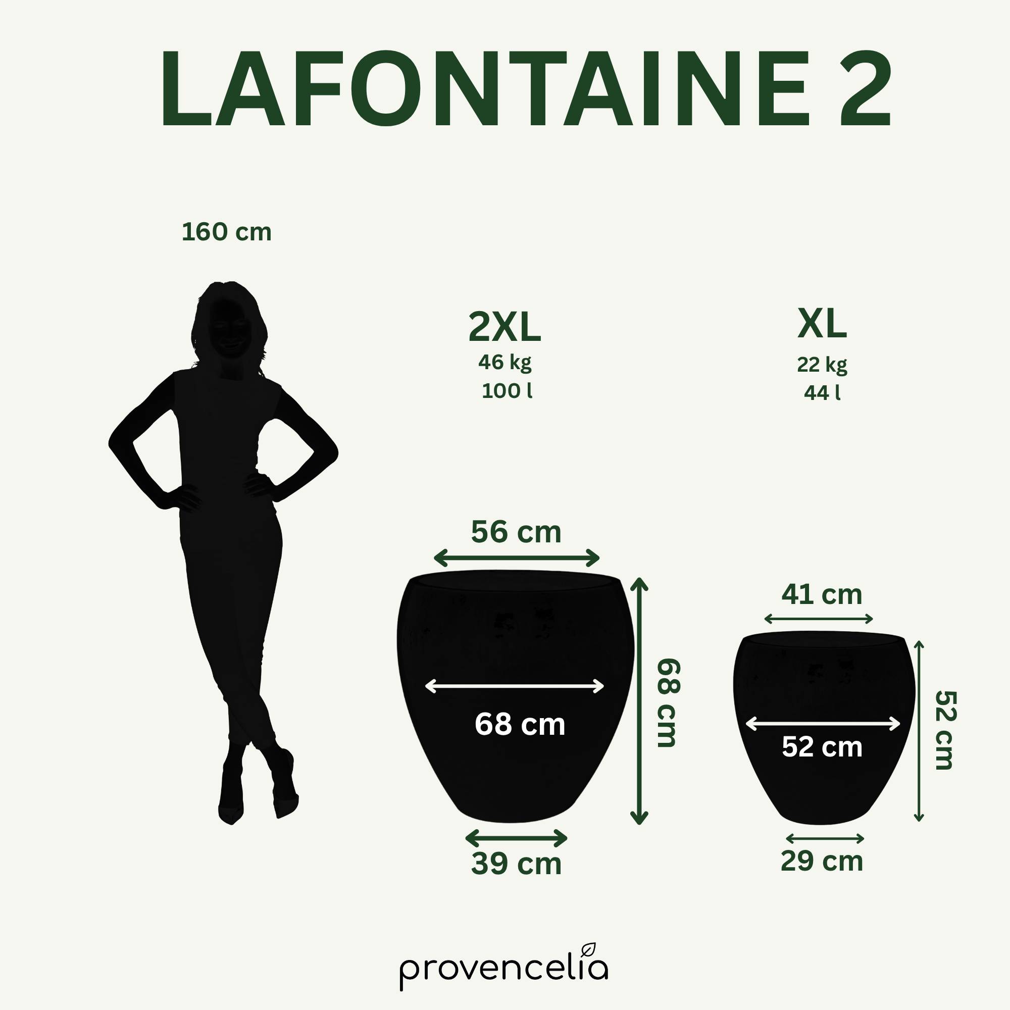 Provencelia - Pot LAFONTAINE2 67x68cm saphir - Image 5