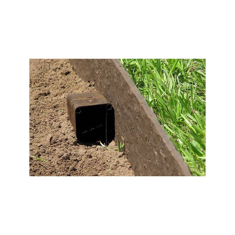 Piquet Ecolat pour bordure de jardin (Ecopic, lot de 10) - Brun 38 cm - ECOO - Imagen 2