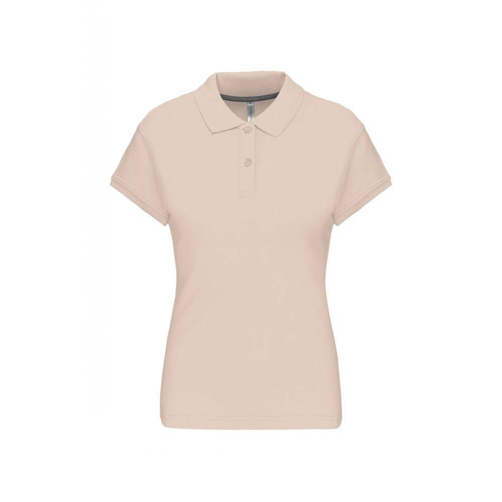 Polo de travail femme Kariban 100% coton Beige S