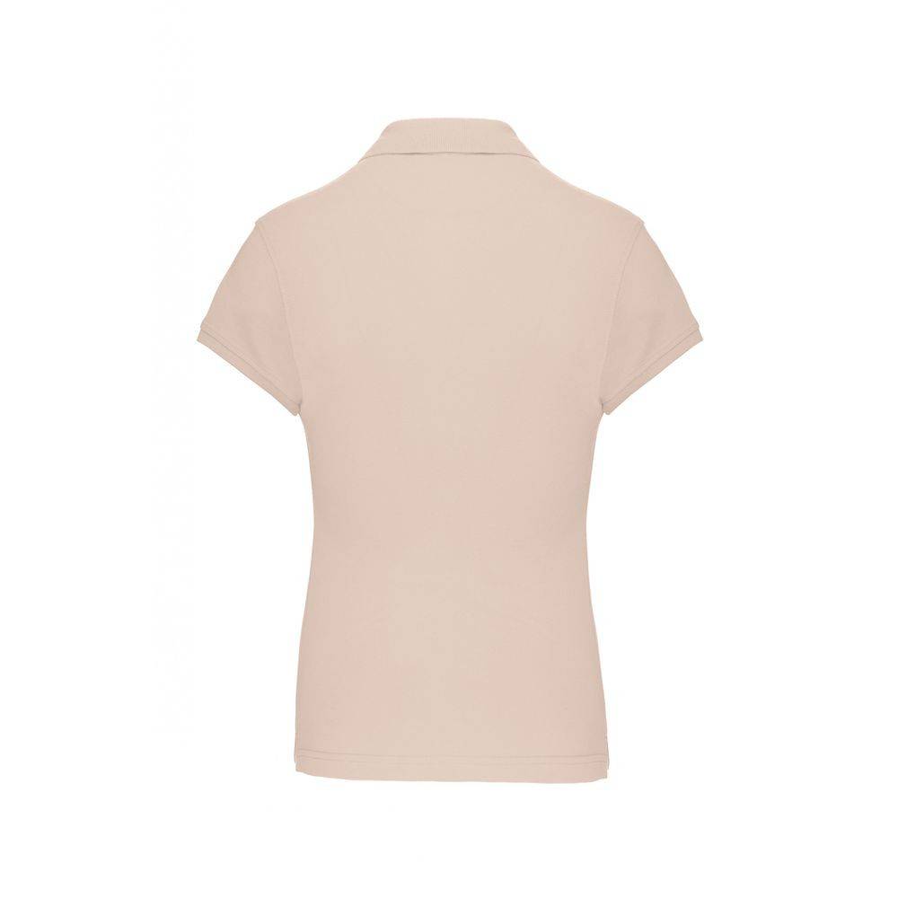 Polo de travail femme Kariban 100% coton Beige S - Image 2