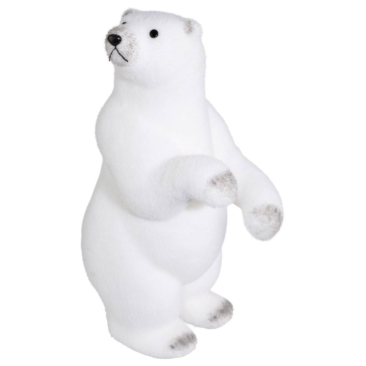 Fééric Lights & Christmas - Décoration Noël, Ours debout Floqué  H.50CM - Atmosphera Créateur d'intérieur - Imagen 1