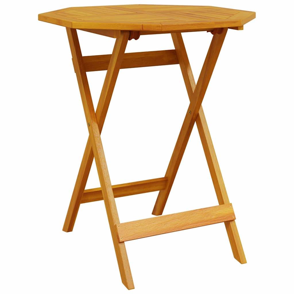 PANGIVO - Table pliable de jardin bois d'acacia massif Ø70x75 cm - PANGIVO - Image 6