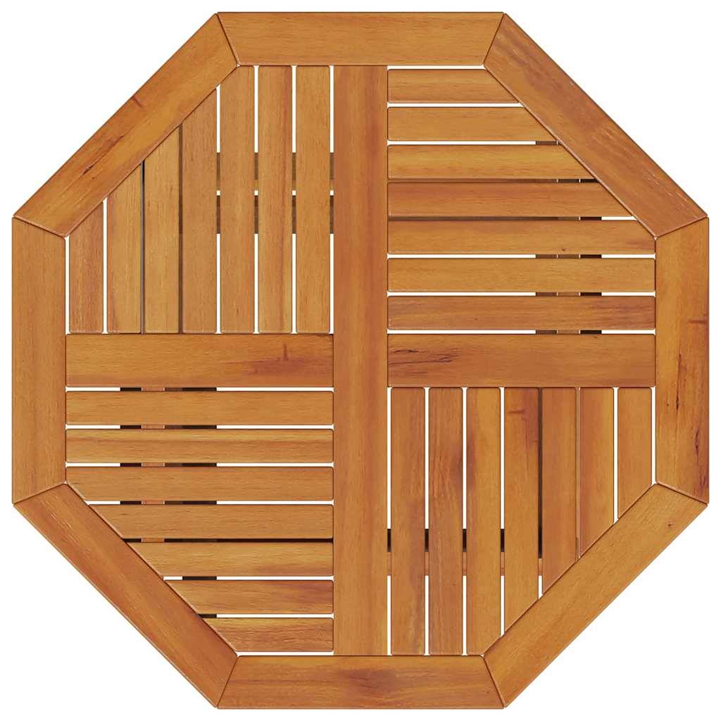 PANGIVO - Table pliable de jardin bois d'acacia massif Ø70x75 cm - PANGIVO - Image 7