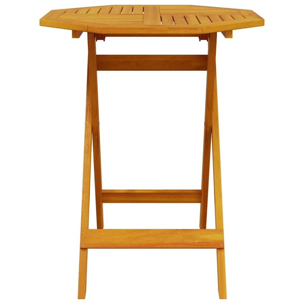PANGIVO - Table pliable de jardin bois d'acacia massif Ø70x75 cm - PANGIVO - Image 4