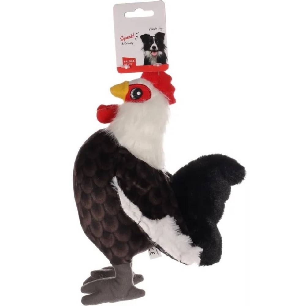 Flamingo - Flamingo - Peluche Coq Paloma brun 28 cm, pour chien - Imagen 1