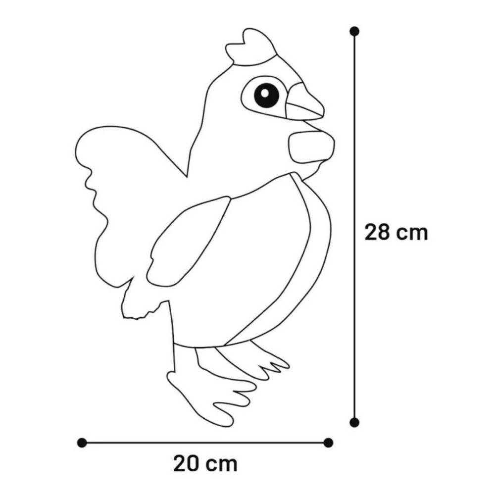 Flamingo - Flamingo - Peluche Coq Paloma brun 28 cm, pour chien - Imagen 3