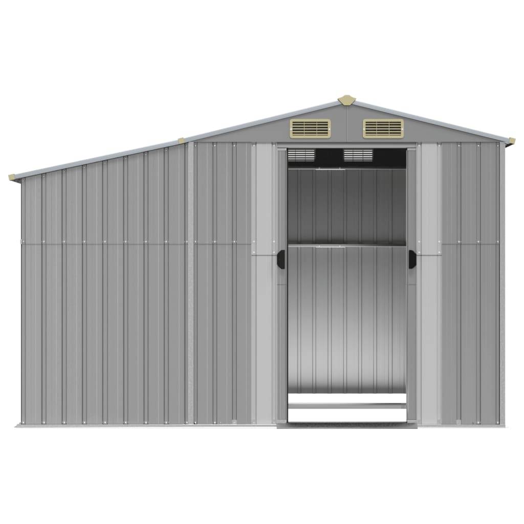Maison Chic - Abri de jardin 5.33m² - Cabane de jardin - Abri de stockage gris 277x192,5x179 cm acier galvanisé MAISON CHIC - Imagen 5