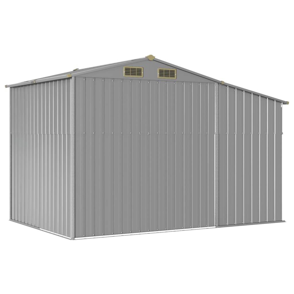 Maison Chic - Abri de jardin 5.33m² - Cabane de jardin - Abri de stockage gris 277x192,5x179 cm acier galvanisé MAISON CHIC - Imagen 7