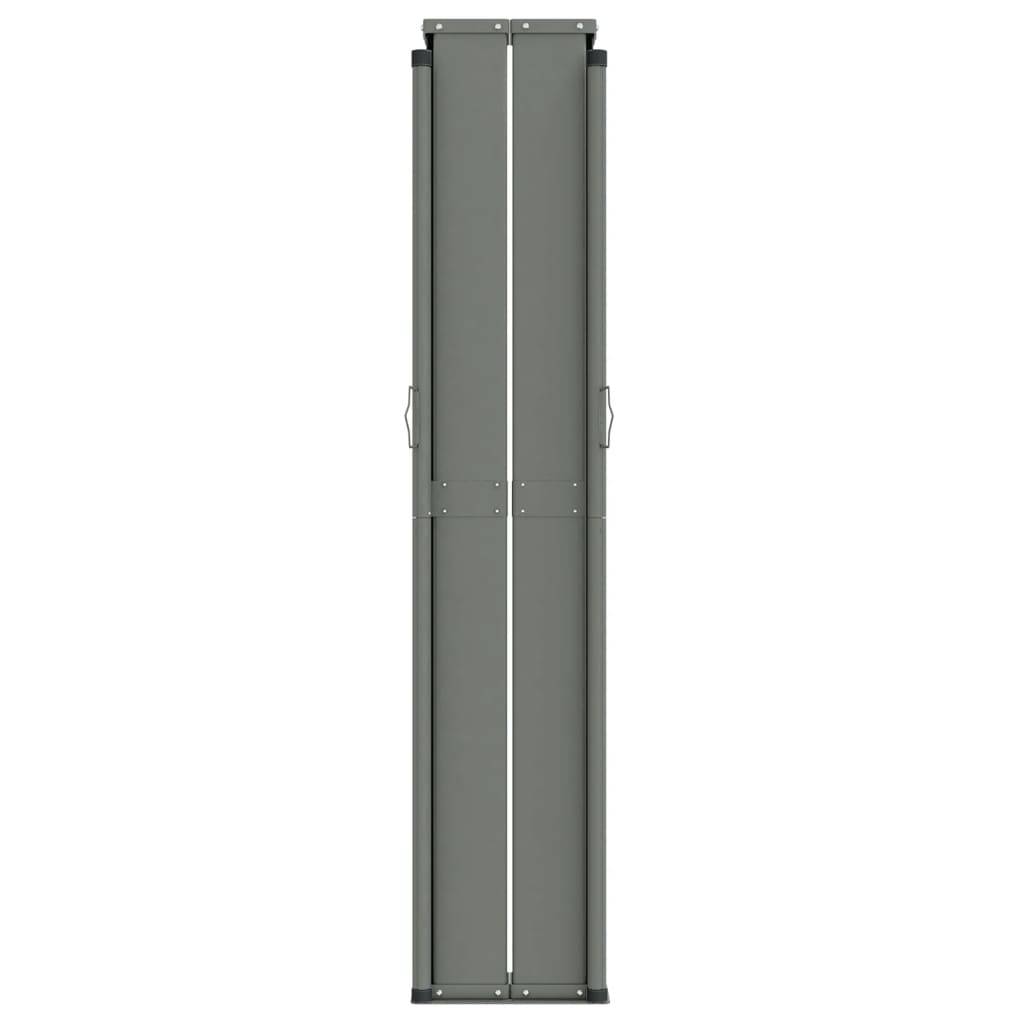 Helloshop26 - Auvent paravent store brise-vue latéral rétractable de patio jardin terrasse balcon protection visuelle écran 220 x 600 cm anthracite - Imagen 3