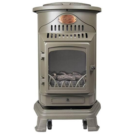 Universal - Poele à gaz 3,4KW Fonte véritable Provence Marron miel + Tuyau gaz + Detendeur gaz butane UNIVERSAL - Imagen 8
