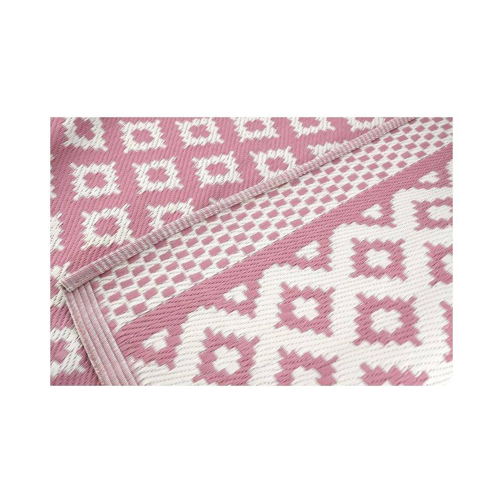 Aubry Gaspard - Tapis d'extérieur en polypropylène 120 x 180 cm Maya - Rose - Imagen 2