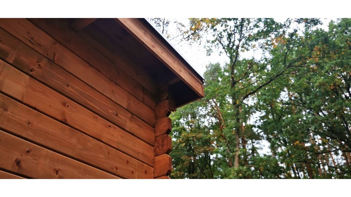 Altanka - Garage en bois - 24m2 - 4x6m - imprégné - Ep. 28mm - couleur: marron - GAR23 - Imagen 7