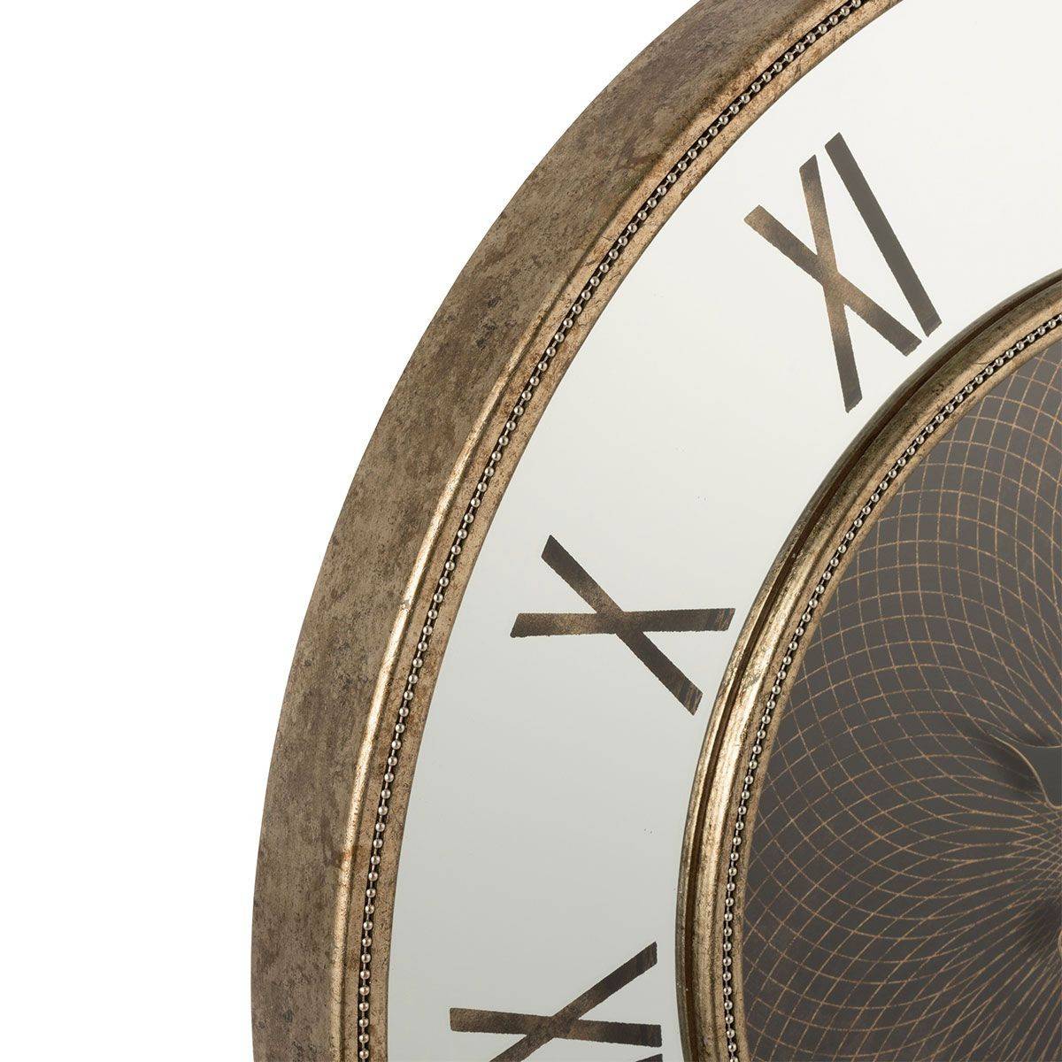 Horloge Murale Design "Romains" 48cm Naturel - Image 2