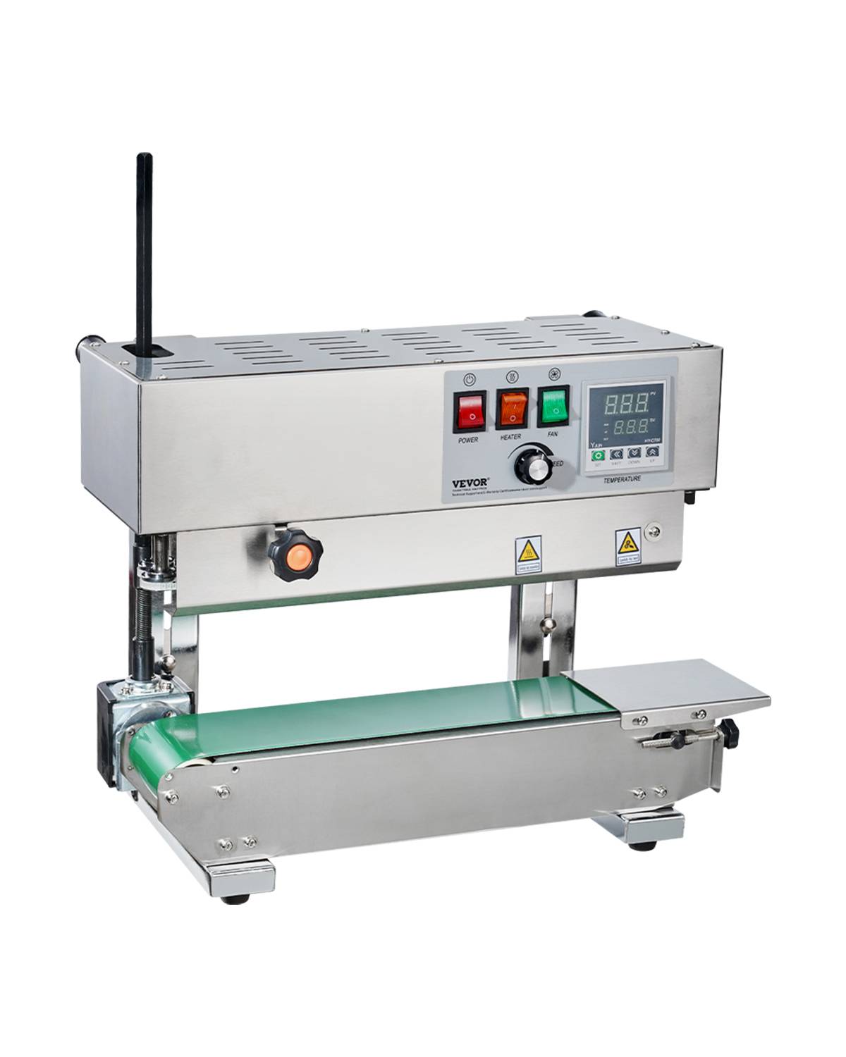Vevor - VEVOR Machine scellage sacs continu, scellage 6-12 mm, acier inox, contrôle température, pour films plastique. - Image 1