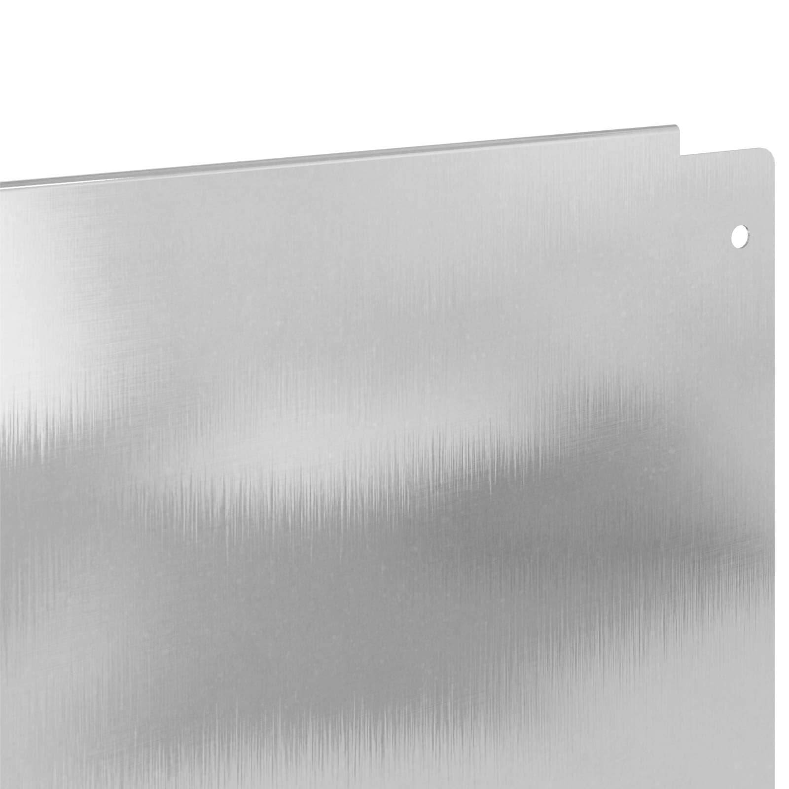 Bordure pelouse acier aménagement jardin création lignes 100x12cm argenté - ComfortXL Outdoor Living - Image 6