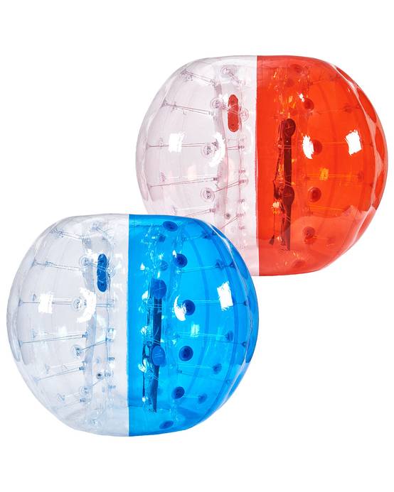 Vevor - VEVOR Bulle gonflable 1,5m 2PCs PVC pour jeux contact extérieur (adultes/adolescents), bleu et rouge. - Image 1