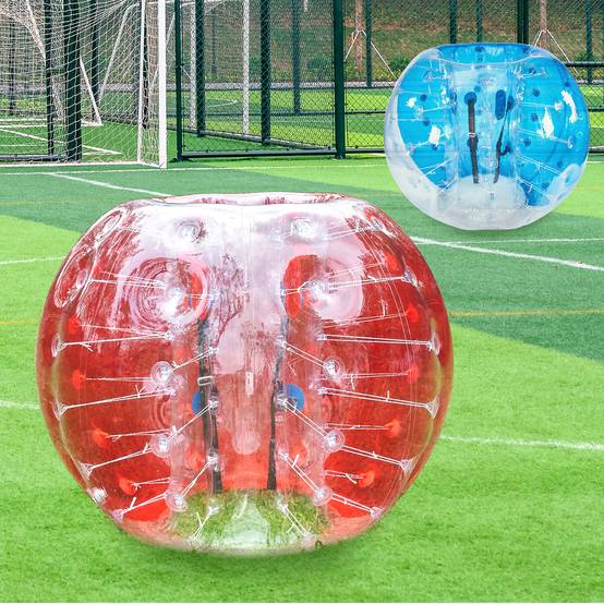 Vevor - VEVOR Bulle gonflable 1,5m 2PCs PVC pour jeux contact extérieur (adultes/adolescents), bleu et rouge. - Image 8