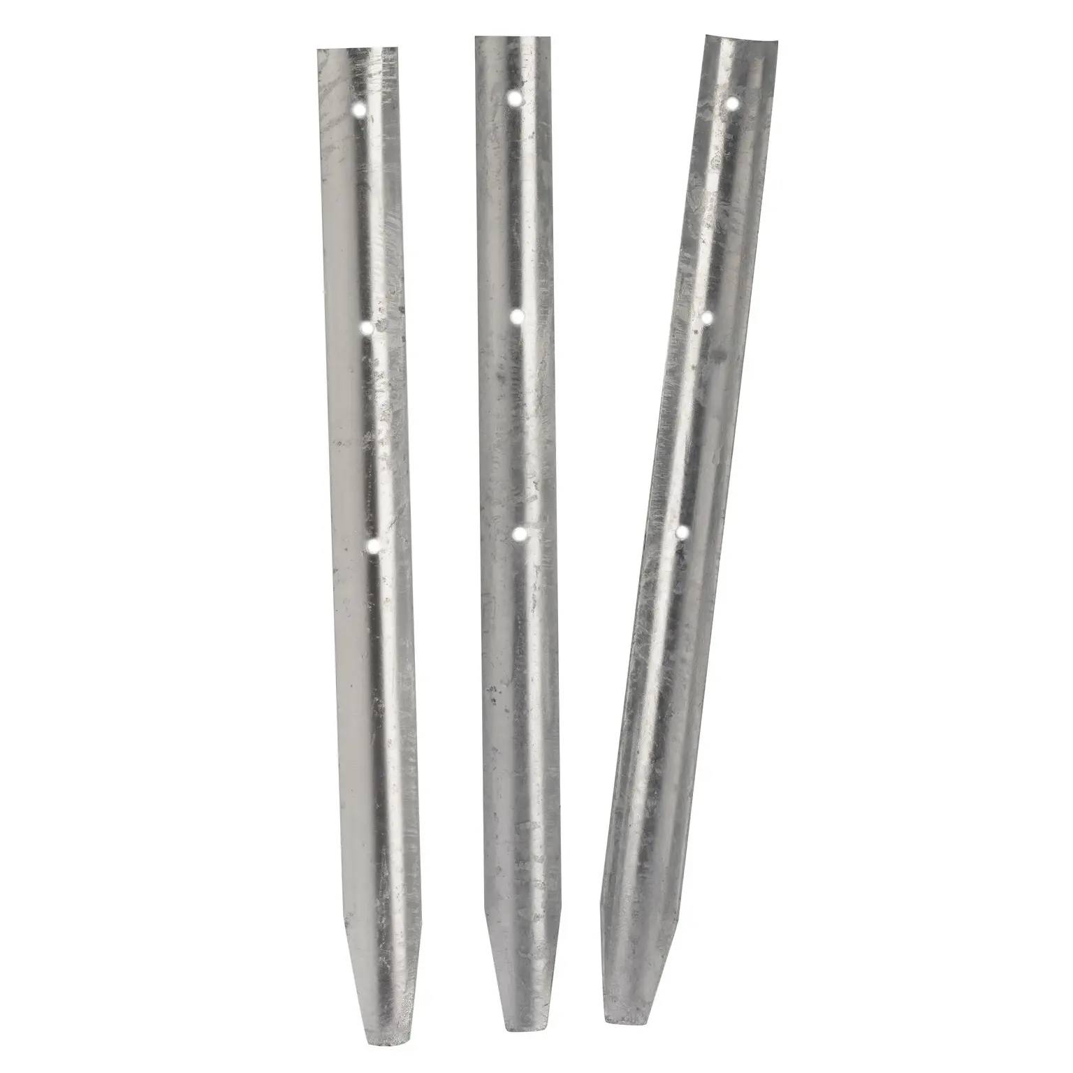 Smart Garden - Estacas galvanizadas para bordes de troncos, 46 cm, pack de 3 - SMART GARDEN