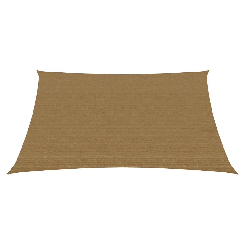 Helloshop26 - Voile toile d'ombrage parasol 160 g/m² 2,5 x 2,5 m PEHD taupe - Imagen 2