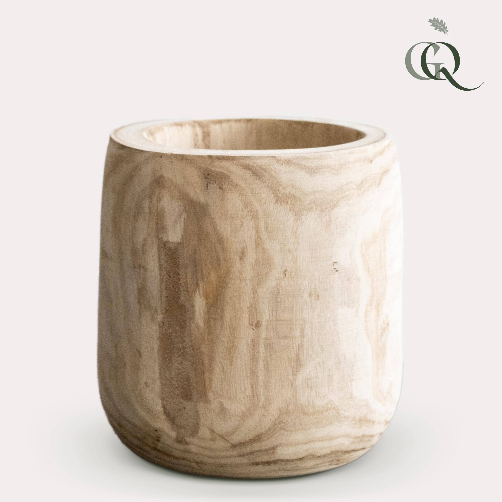 Pot - Pia en bois clair - set de 3 tailles M, L, XL- La Green Touch - Imagen 3