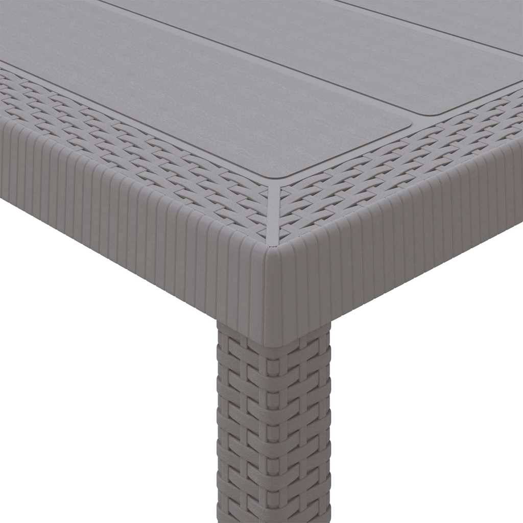 ComfortXL - Table de Jardin 12 Chaises Grises en Résine Tressée Mobilier Complet 13 Pièces pour Extérieur Gris Clair – ComfortXL Outdoor Living - Image 7