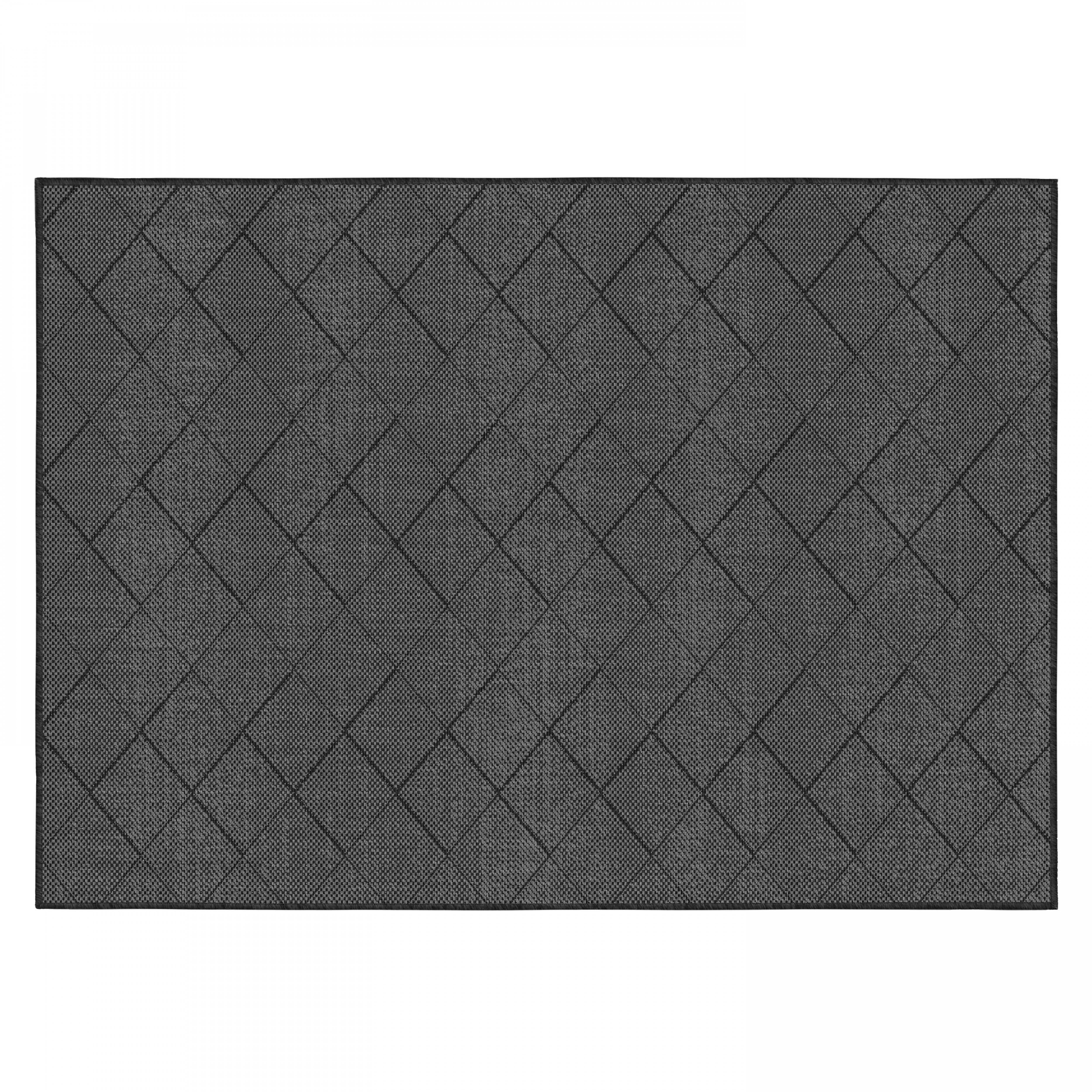 Oviala - Tapis d'extérieur en polypropylène 200 x 290 cm noir Dioma - Oviala - Imagen 3