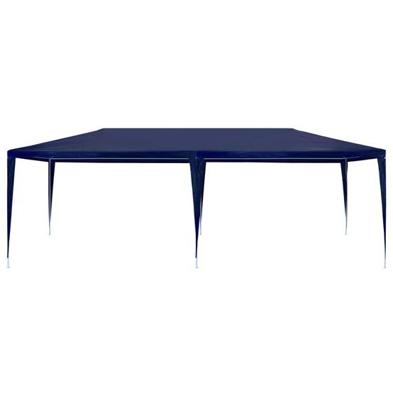 Tente de réception - Tonnelle de jardin - Barnum 3x6 m PE Bleu MP777 - Image 1