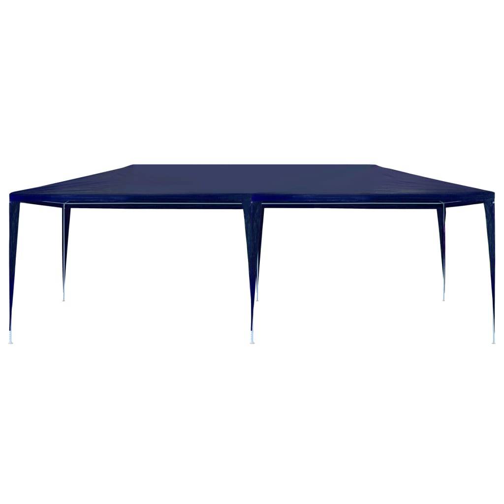 Tente de réception - Tonnelle de jardin - Barnum 3x6 m PE Bleu MP777 - Image 1