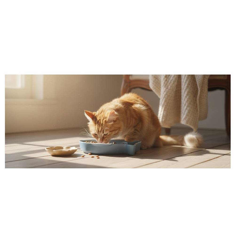 Gamelle pour chat 17 cm Fishie bleu - Image 4