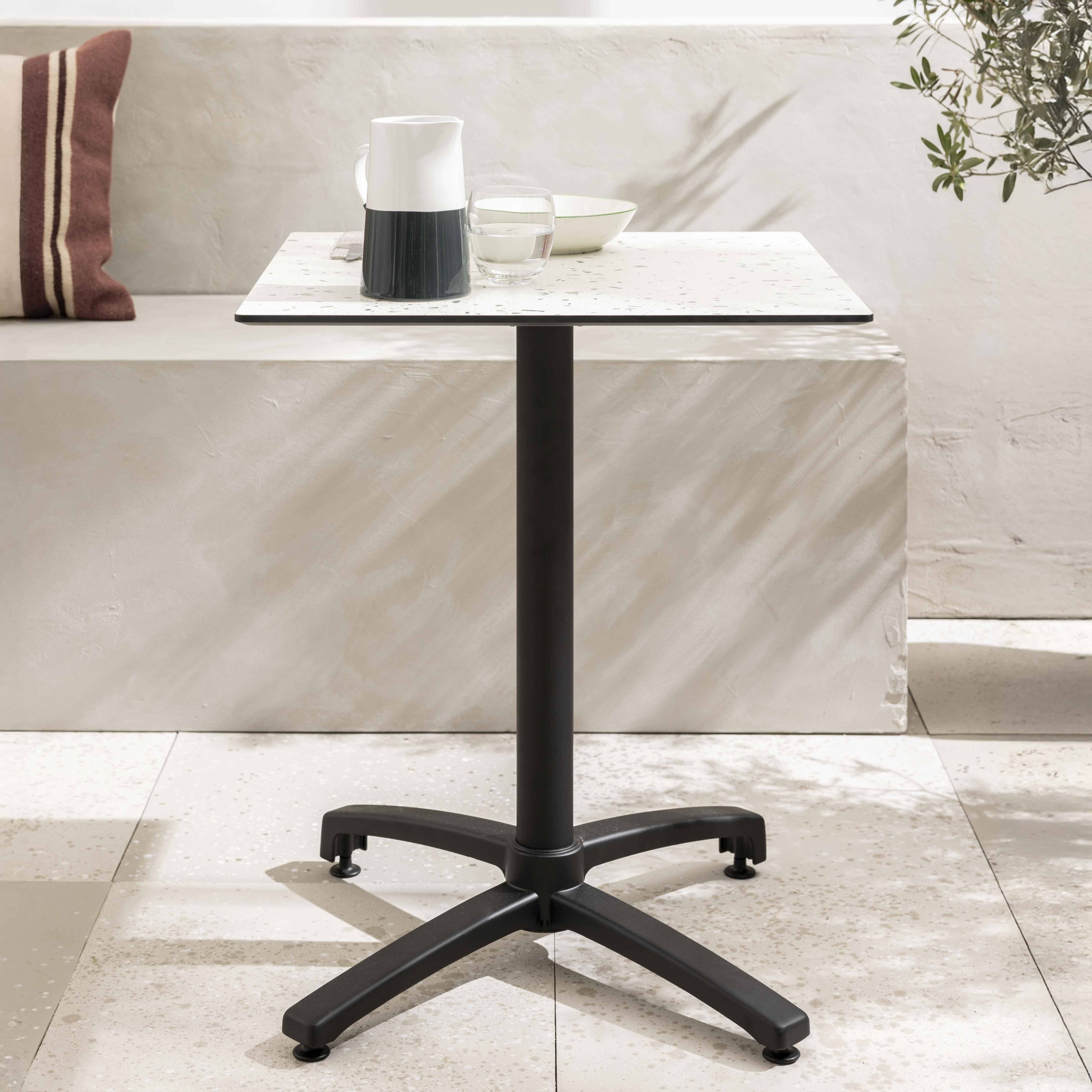 Oviala - Table de terrasse 60 cm inclinable terrazzo Opéra - Oviala - Imagen 2