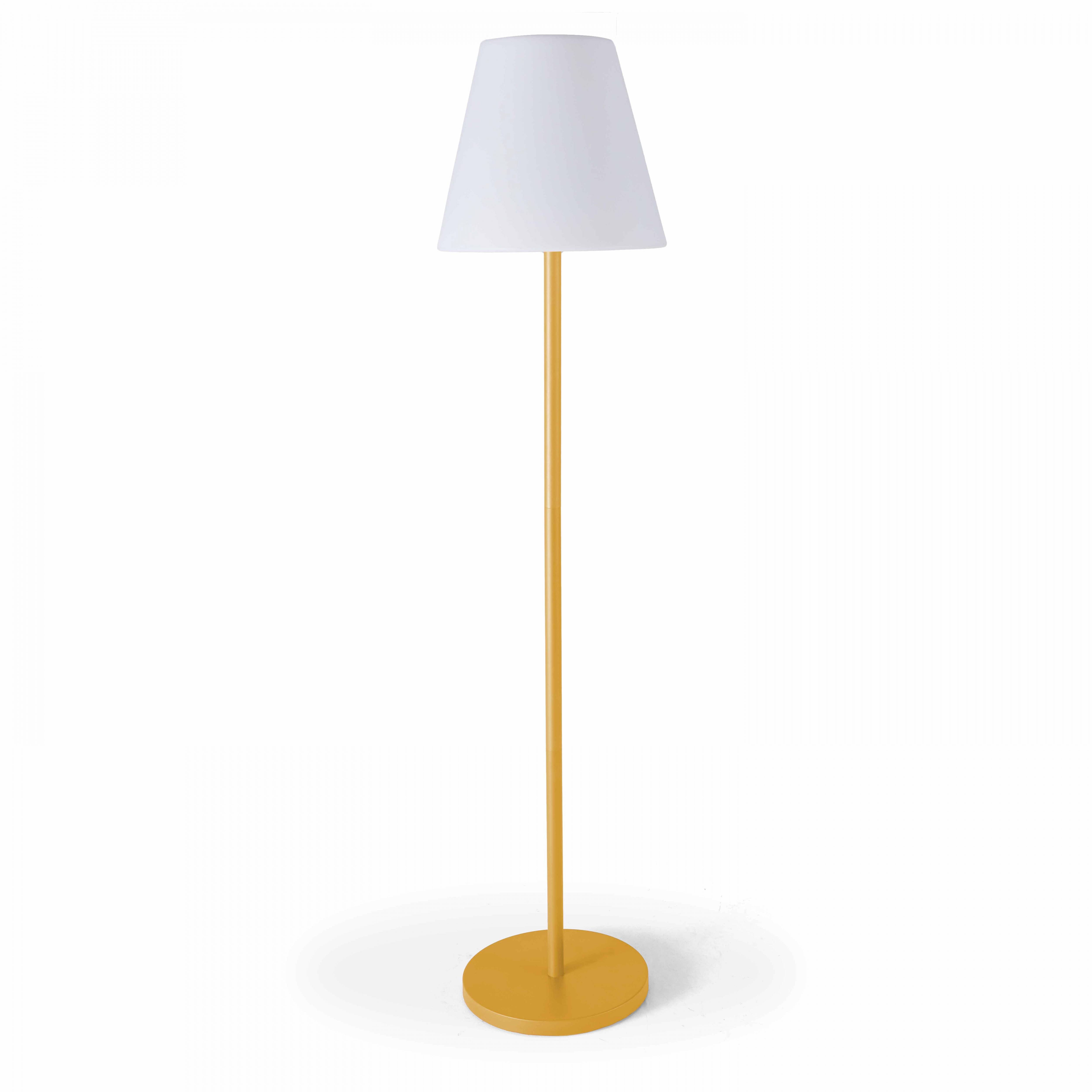 Oviala - Lampadaire en acier jaune Bell - Oviala - Imagen 1