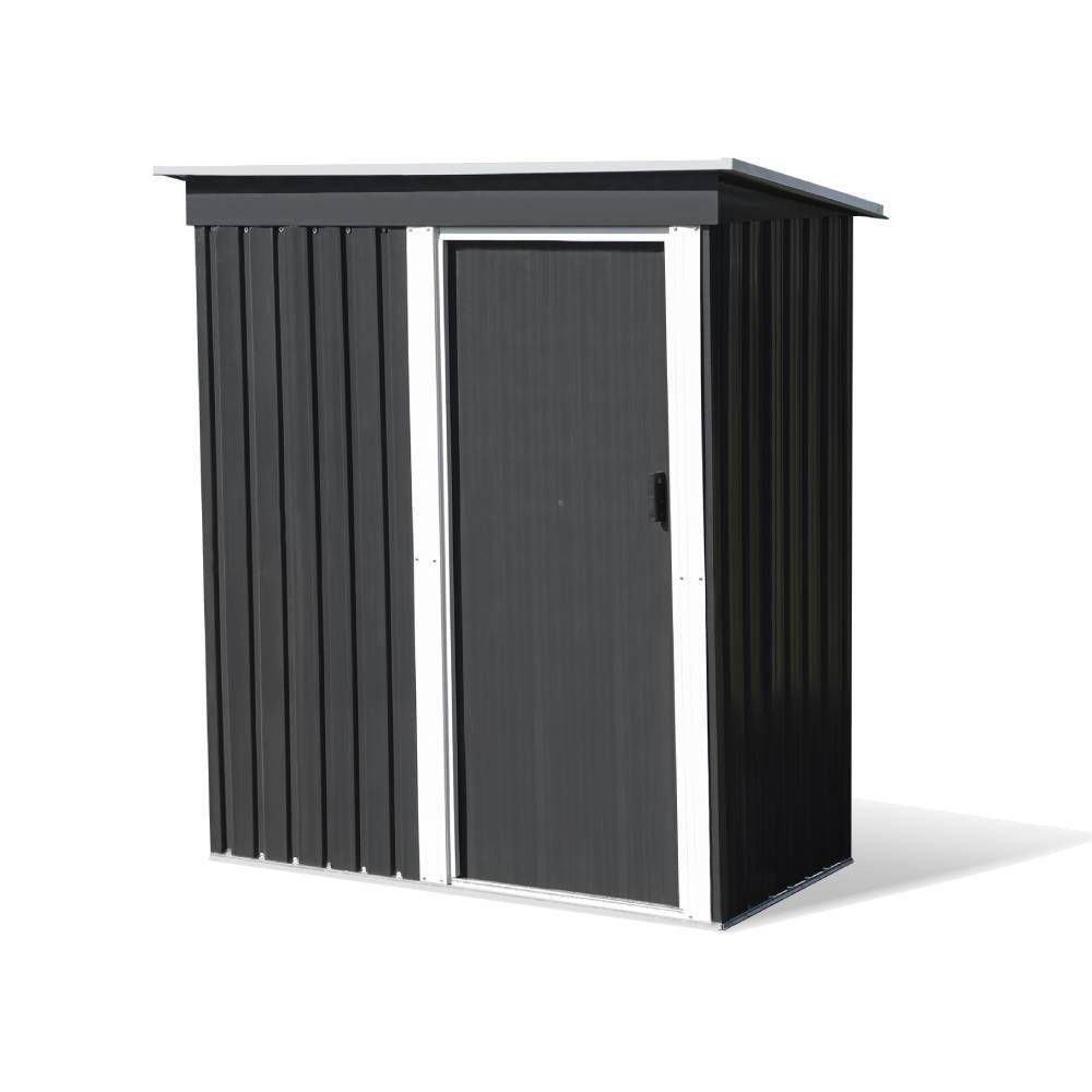 Abri de jardin en acier galvanisé - Gris anthracite - 1,13m² - TERRE JARDIN