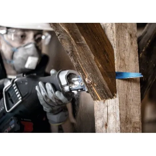 Bosch Professional - 1 Lame de scie sabre Expert Carbure Démolition bois et métal S 967 XHM - 150 mm - BOSCH - 2608900396 - Imagen 4