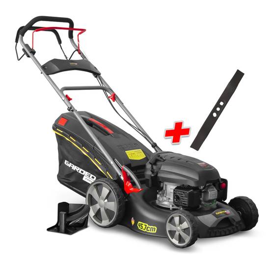 Elem Garden Technic - Tondeuse thermique autotractée 144.3cc - 46cm livrée avec 2 lames + mulching - Gardeo Pro - Image 1
