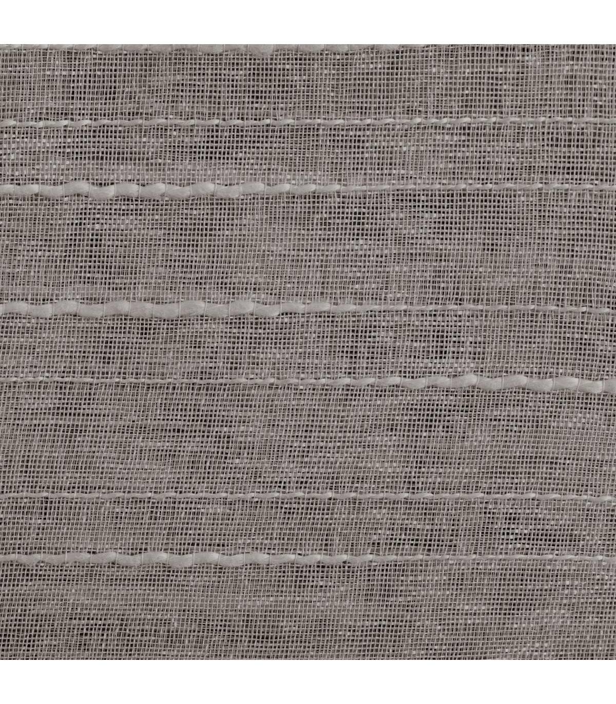 Voilage à œillets Gris texturé 140 x 240 cm - Imagen 3