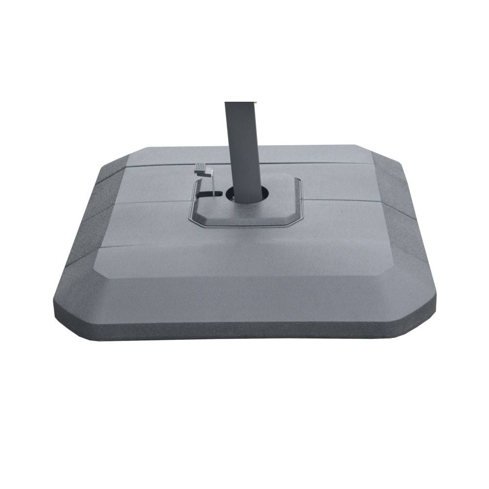 Proloisirs - Lot de 4 blocs en Pvc rectangles à remplir pour parasol déporté - noir PROLOISIRS