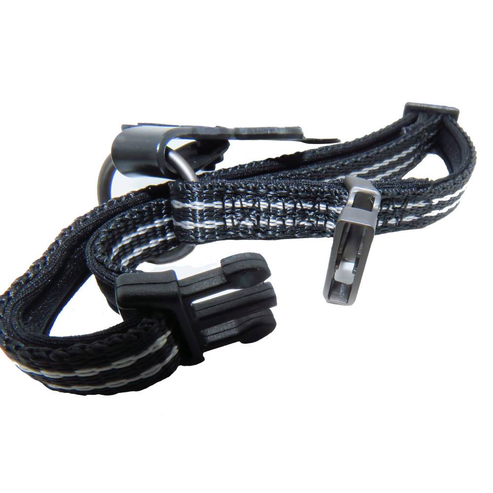 Collier Jannu noir réglable de 20 à 35 cm 10 mm taille S pour chien - Imagen 5