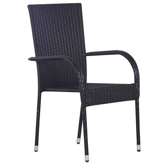 ComfortXL - Salon de Jardin 4 Places pour Repas de Tous les Jours avec Table en Verre Noir – ComfortXL Outdoor Living - Image 6