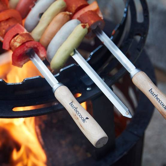 Barbecook - Set de 3 brochettes XL - 65 cm - Image 3