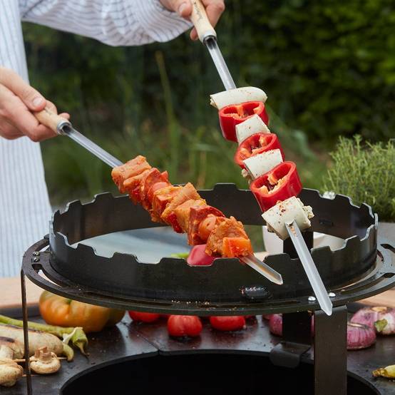 Barbecook - Set de 3 brochettes XL - 65 cm - Image 2
