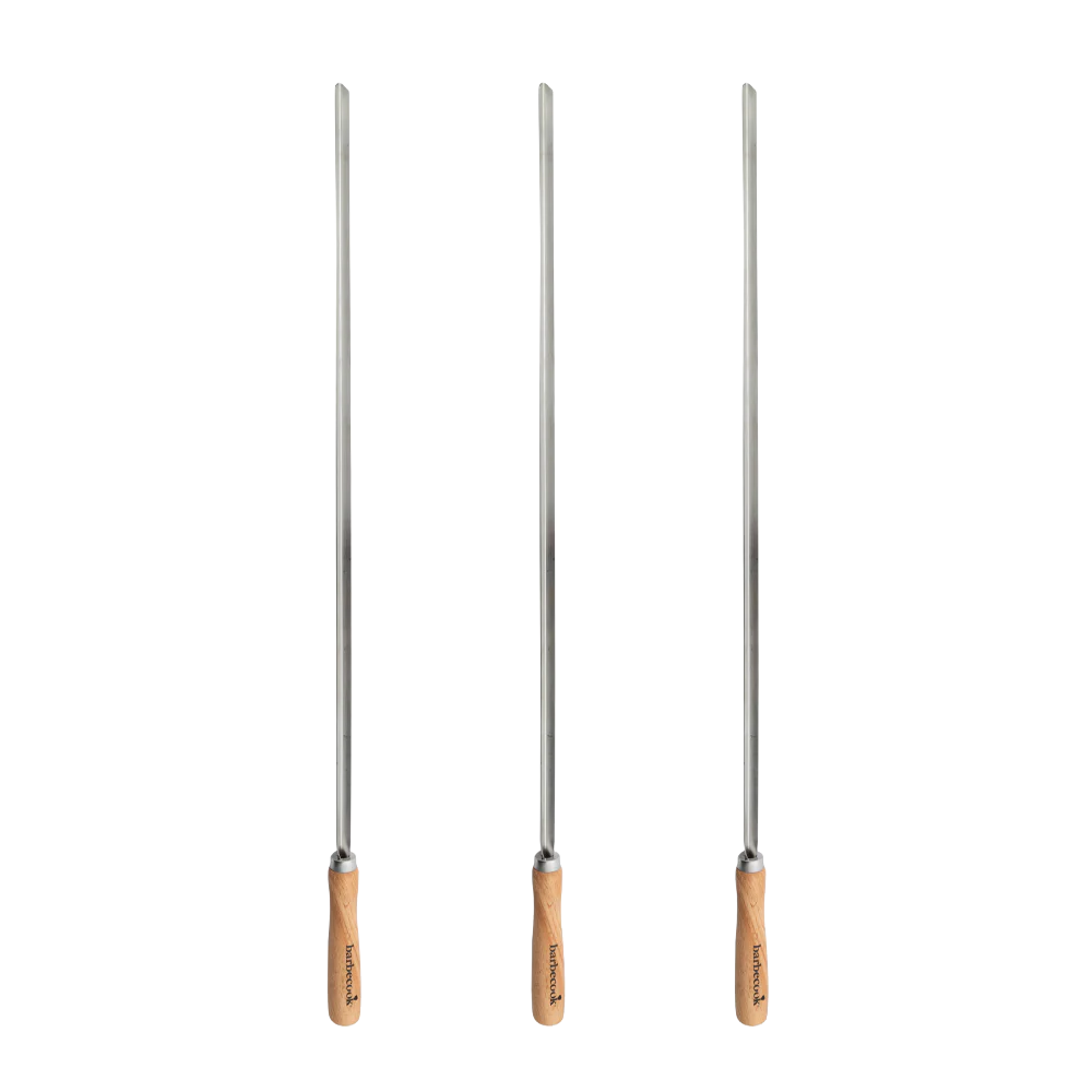 Barbecook - Set de 3 brochettes XL - 65 cm - Image 1