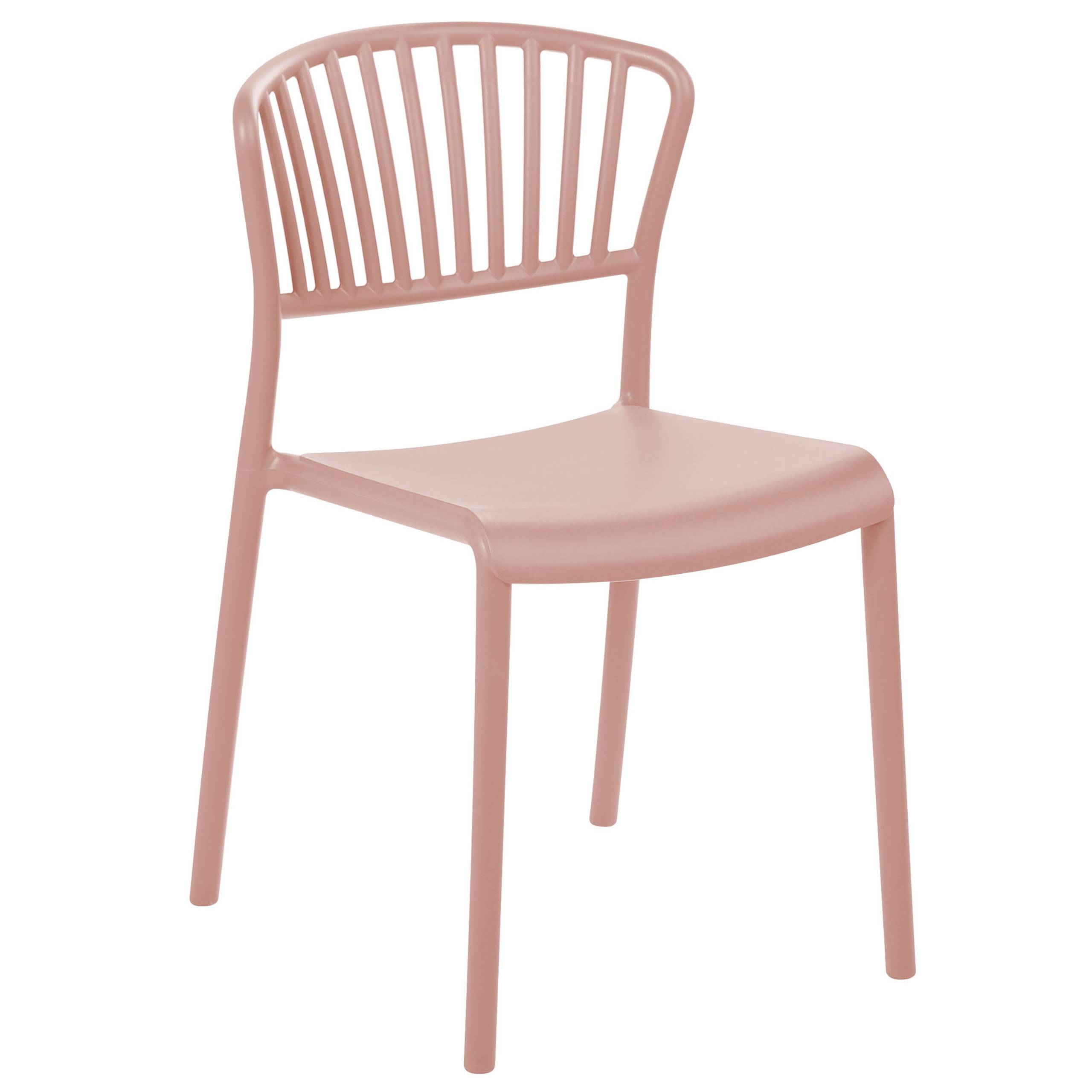 Beliani - Chaise de salle à manger Polypropylène Rose pastel GELA - Beliani - Imagen 4