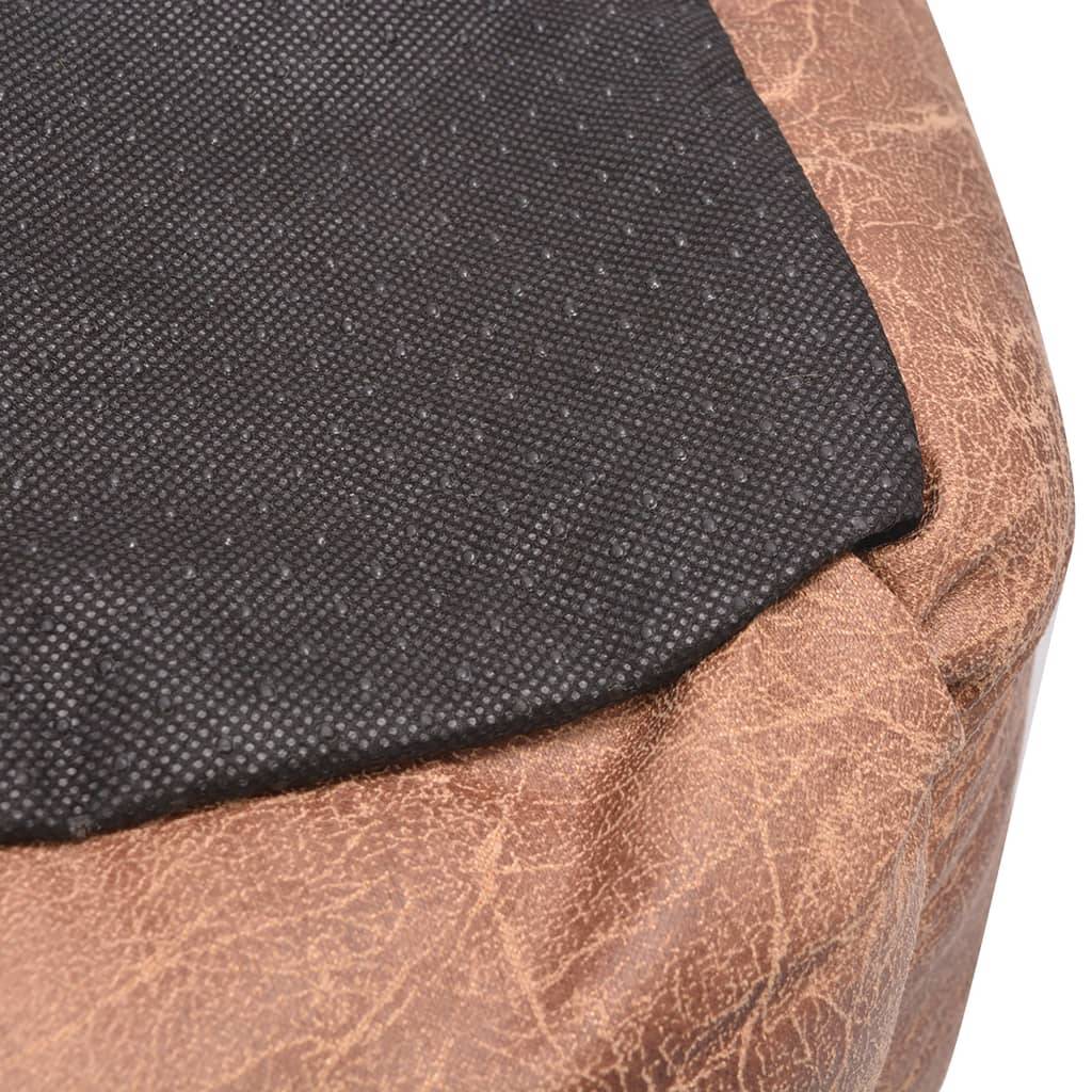 Vidaxl - Lit pour chiens avec coussin Cuir artificiel PU Taille L Beige vidaXL 170427 - Imagen 5