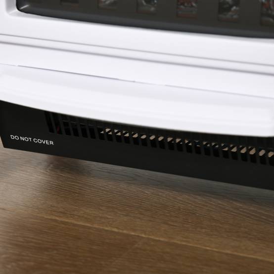 Cheminée décorative avec thermostat réglable et protection contre la surchauffe pour pièces de 20 à 25 m² 36,5 x 24 x 45,5 cm Blanc - Image 10