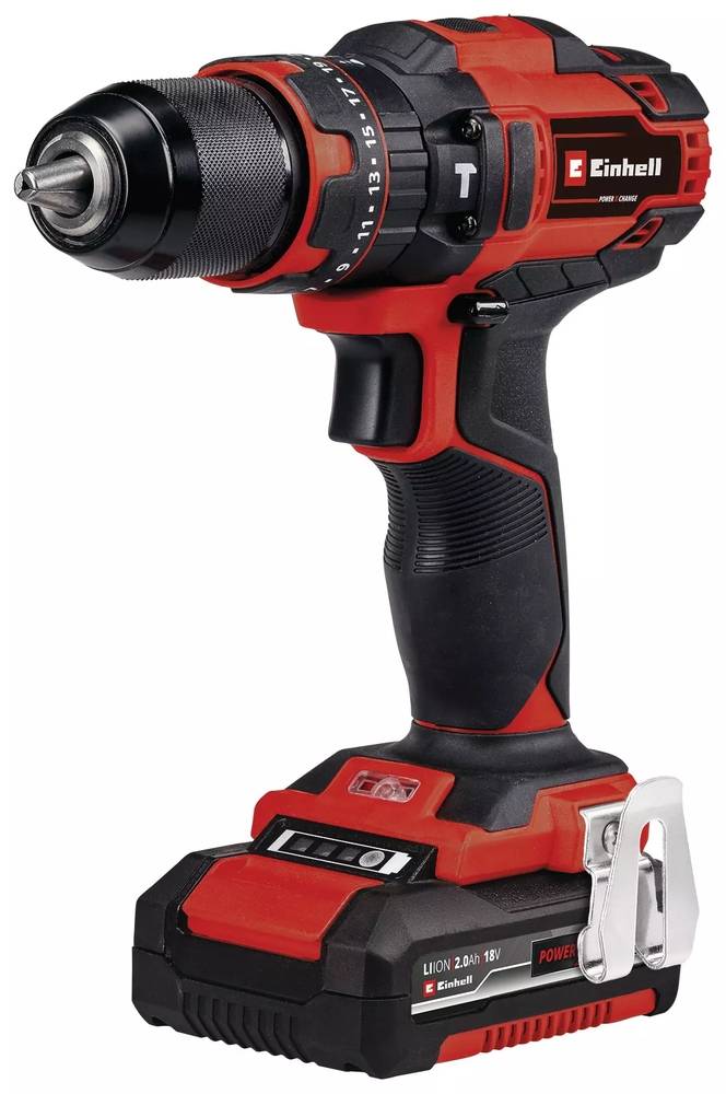 Einhell - Perceuse-visseuse percussion TE-CD 18/40 Li-i 64 (1x2,0 Ah) - 18V - 40Nm - 64 accessoires Einhell - Image 1