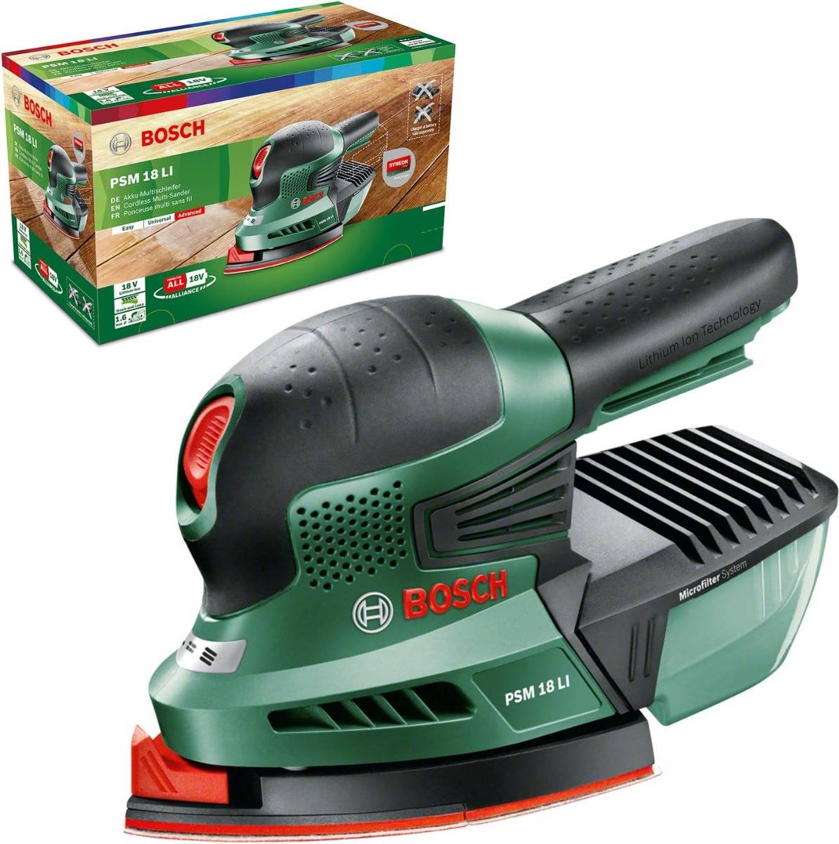 Bosch - Ponceuse sans fil PSM 18 LI - BOSCH - sans batterie ni chargeur - 06033A1301 - Imagen 1