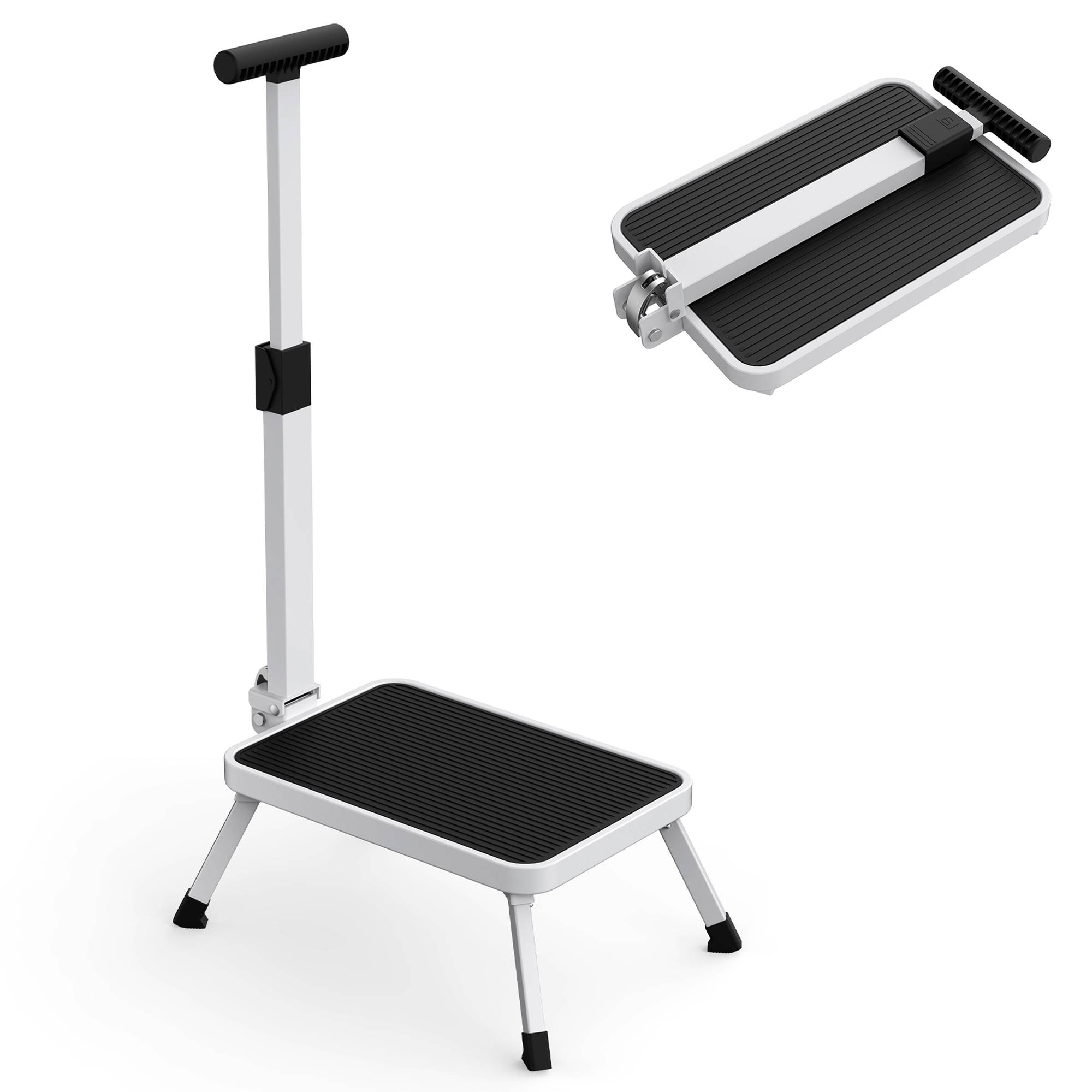 Fishtec - Marchepied Sécurité avec Barre d'Appui - Stable, Pliable, Antidérapant - Image 1