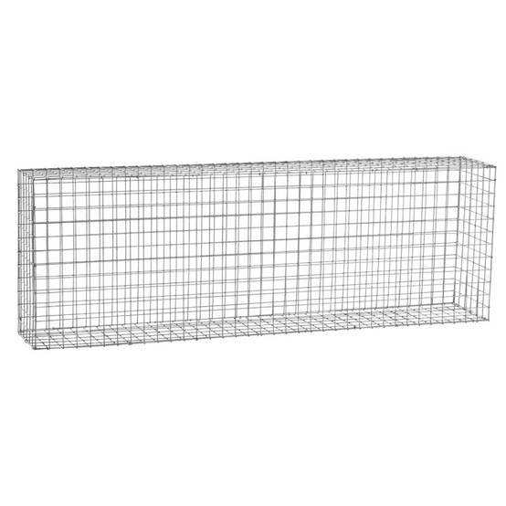 Gabion acier galvanisé L180 x H60 x Pr.30 cm tirants et crampons inclus - Easy Clôture - Image 1