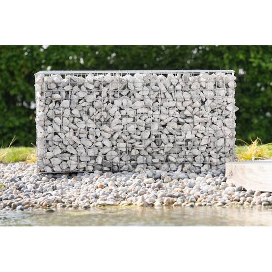 Gabion acier galvanisé L180 x H60 x Pr.30 cm tirants et crampons inclus - Easy Clôture - Image 5
