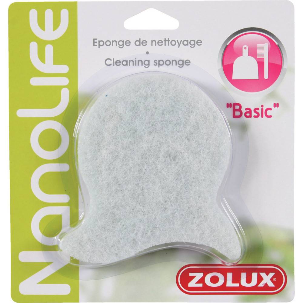Zolux - Eponge de nettoyage Basic pour aquarium couleur blanche - Image 2